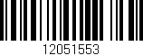 Código de barras (EAN, GTIN, SKU, ISBN): '12051553'