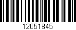Código de barras (EAN, GTIN, SKU, ISBN): '12051845'