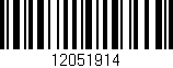 Código de barras (EAN, GTIN, SKU, ISBN): '12051914'