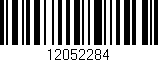 Código de barras (EAN, GTIN, SKU, ISBN): '12052284'