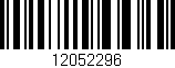 Código de barras (EAN, GTIN, SKU, ISBN): '12052296'