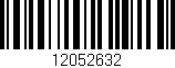 Código de barras (EAN, GTIN, SKU, ISBN): '12052632'