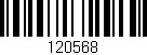 Código de barras (EAN, GTIN, SKU, ISBN): '120568'