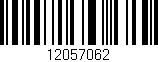 Código de barras (EAN, GTIN, SKU, ISBN): '12057062'