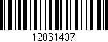 Código de barras (EAN, GTIN, SKU, ISBN): '12061437'