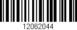 Código de barras (EAN, GTIN, SKU, ISBN): '12062044'