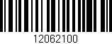 Código de barras (EAN, GTIN, SKU, ISBN): '12062100'