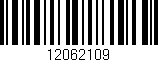 Código de barras (EAN, GTIN, SKU, ISBN): '12062109'