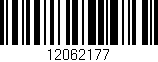 Código de barras (EAN, GTIN, SKU, ISBN): '12062177'