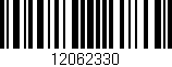 Código de barras (EAN, GTIN, SKU, ISBN): '12062330'