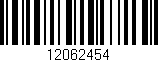 Código de barras (EAN, GTIN, SKU, ISBN): '12062454'
