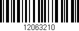 Código de barras (EAN, GTIN, SKU, ISBN): '12063210'