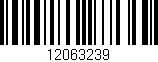 Código de barras (EAN, GTIN, SKU, ISBN): '12063239'