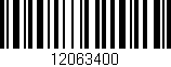 Código de barras (EAN, GTIN, SKU, ISBN): '12063400'