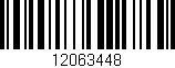 Código de barras (EAN, GTIN, SKU, ISBN): '12063448'