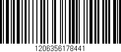 Código de barras (EAN, GTIN, SKU, ISBN): '1206356178441'