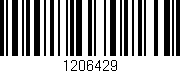 Código de barras (EAN, GTIN, SKU, ISBN): '1206429'