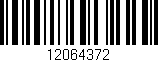 Código de barras (EAN, GTIN, SKU, ISBN): '12064372'