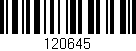 Código de barras (EAN, GTIN, SKU, ISBN): '120645'