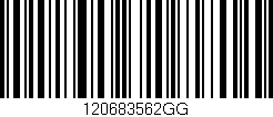 Código de barras (EAN, GTIN, SKU, ISBN): '120683562GG'