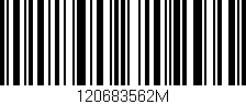 Código de barras (EAN, GTIN, SKU, ISBN): '120683562M'