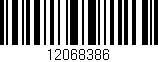 Código de barras (EAN, GTIN, SKU, ISBN): '12068386'