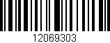Código de barras (EAN, GTIN, SKU, ISBN): '12069303'