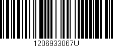 Código de barras (EAN, GTIN, SKU, ISBN): '1206933067U'