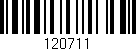 Código de barras (EAN, GTIN, SKU, ISBN): '120711'