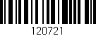 Código de barras (EAN, GTIN, SKU, ISBN): '120721'