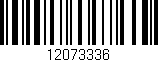 Código de barras (EAN, GTIN, SKU, ISBN): '12073336'