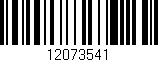 Código de barras (EAN, GTIN, SKU, ISBN): '12073541'