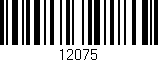 Código de barras (EAN, GTIN, SKU, ISBN): '12075'