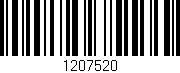 Código de barras (EAN, GTIN, SKU, ISBN): '1207520'