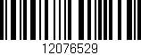 Código de barras (EAN, GTIN, SKU, ISBN): '12076529'