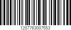 Código de barras (EAN, GTIN, SKU, ISBN): '1207763007553'