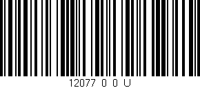Código de barras (EAN, GTIN, SKU, ISBN): '12077_0_0_U'
