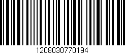Código de barras (EAN, GTIN, SKU, ISBN): '1208030770194'