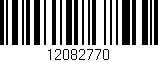 Código de barras (EAN, GTIN, SKU, ISBN): '12082770'