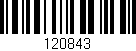 Código de barras (EAN, GTIN, SKU, ISBN): '120843'