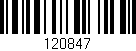 Código de barras (EAN, GTIN, SKU, ISBN): '120847'
