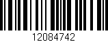Código de barras (EAN, GTIN, SKU, ISBN): '12084742'