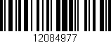 Código de barras (EAN, GTIN, SKU, ISBN): '12084977'