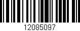 Código de barras (EAN, GTIN, SKU, ISBN): '12085097'