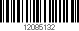 Código de barras (EAN, GTIN, SKU, ISBN): '12085132'