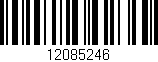 Código de barras (EAN, GTIN, SKU, ISBN): '12085246'