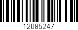 Código de barras (EAN, GTIN, SKU, ISBN): '12085247'