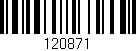 Código de barras (EAN, GTIN, SKU, ISBN): '120871'