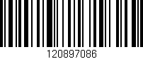 Código de barras (EAN, GTIN, SKU, ISBN): '120897086'