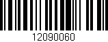 Código de barras (EAN, GTIN, SKU, ISBN): '12090060'